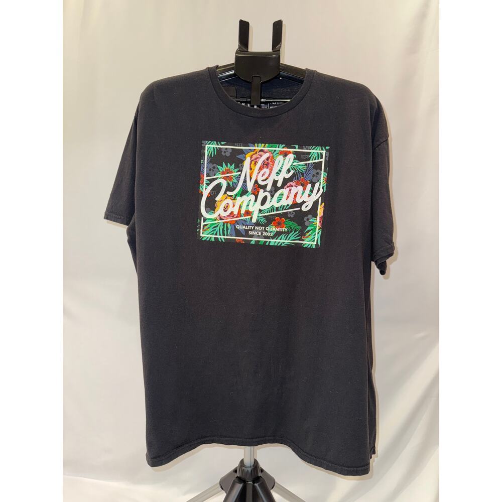 Neff Men's Graphic T-Shirt Black‎ Size:2XL